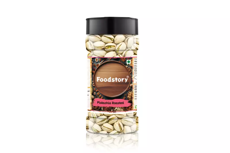 Foodstory Roasted & Salted Pistachios – Perfectly Crunchy & Savoury - 200gm